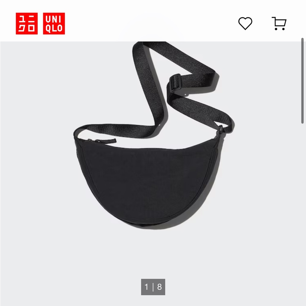 uniqlo black bag